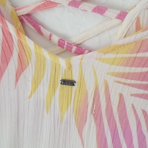Ripcurl sun dress leaf print size small - Picture 10 of 10